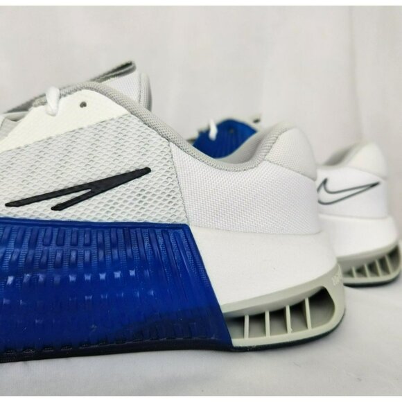 SIZE 15 MEN\'S NIKE METCON 9 WHITE BLUE BLACK DZ2617-700 WEIGHTLIFTING GYM main image 6